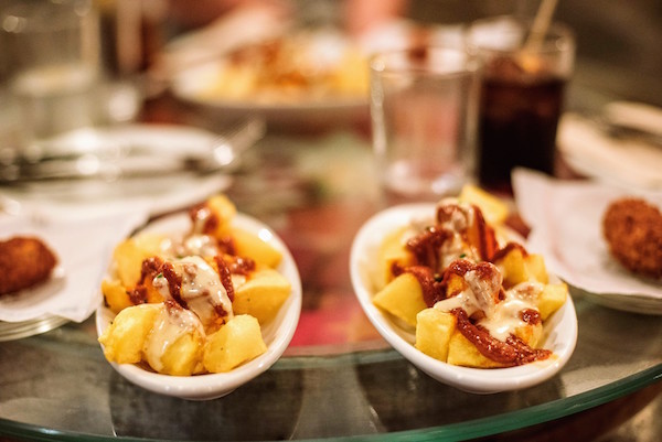Food scene in Barcelona, Spain