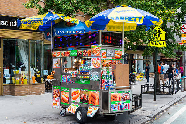 Food scene in New York City, USA